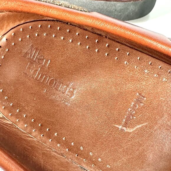 Allen Edmonds Nashua 32373 Pebbled Kilte Tassel Loafers Size 13 D Black Brown - Picture 13 of 16